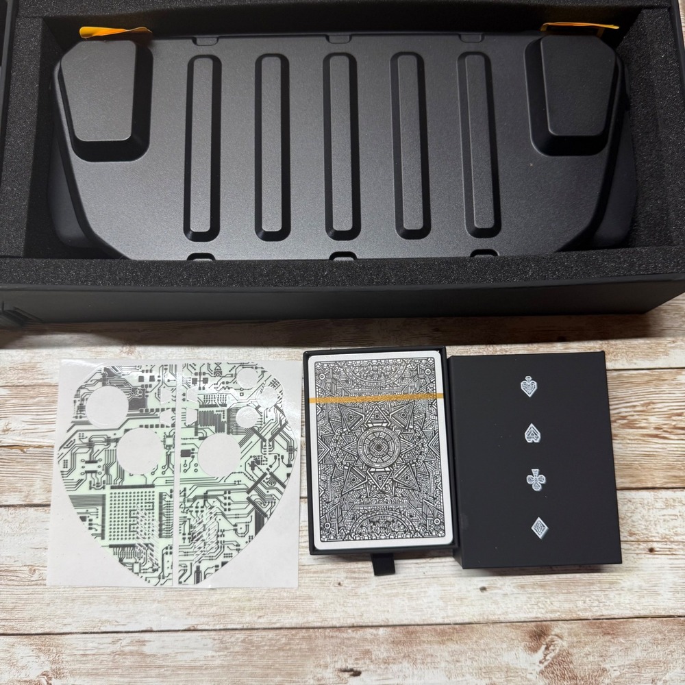 dbrand Killswitch Travel Kit ROG Ally  New Open Box Glow Circuit Skin Cards